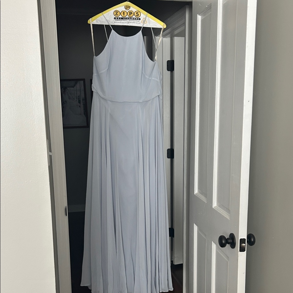 Chic Sleeveless Light Gray Maxi Dress